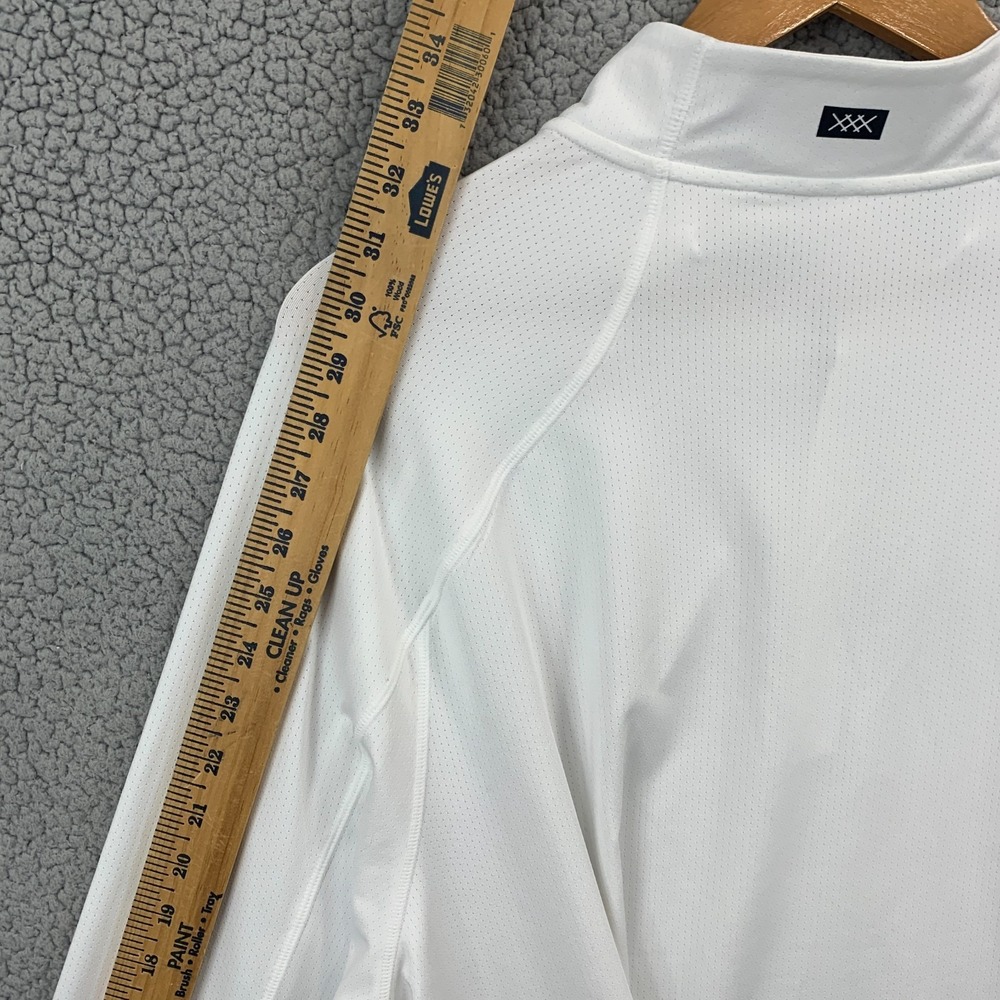 Rhone Pullover Mens Size 2XL White 1/4 Zip Performance Long Sleeve Golf Active - Picture 8 of 8